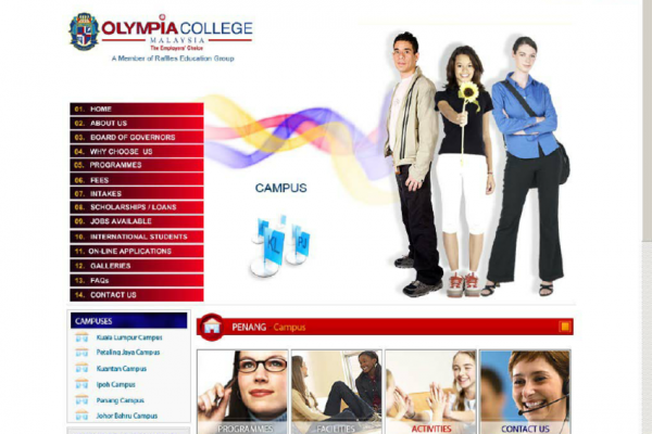 Website-of-Olympia-College-Penang